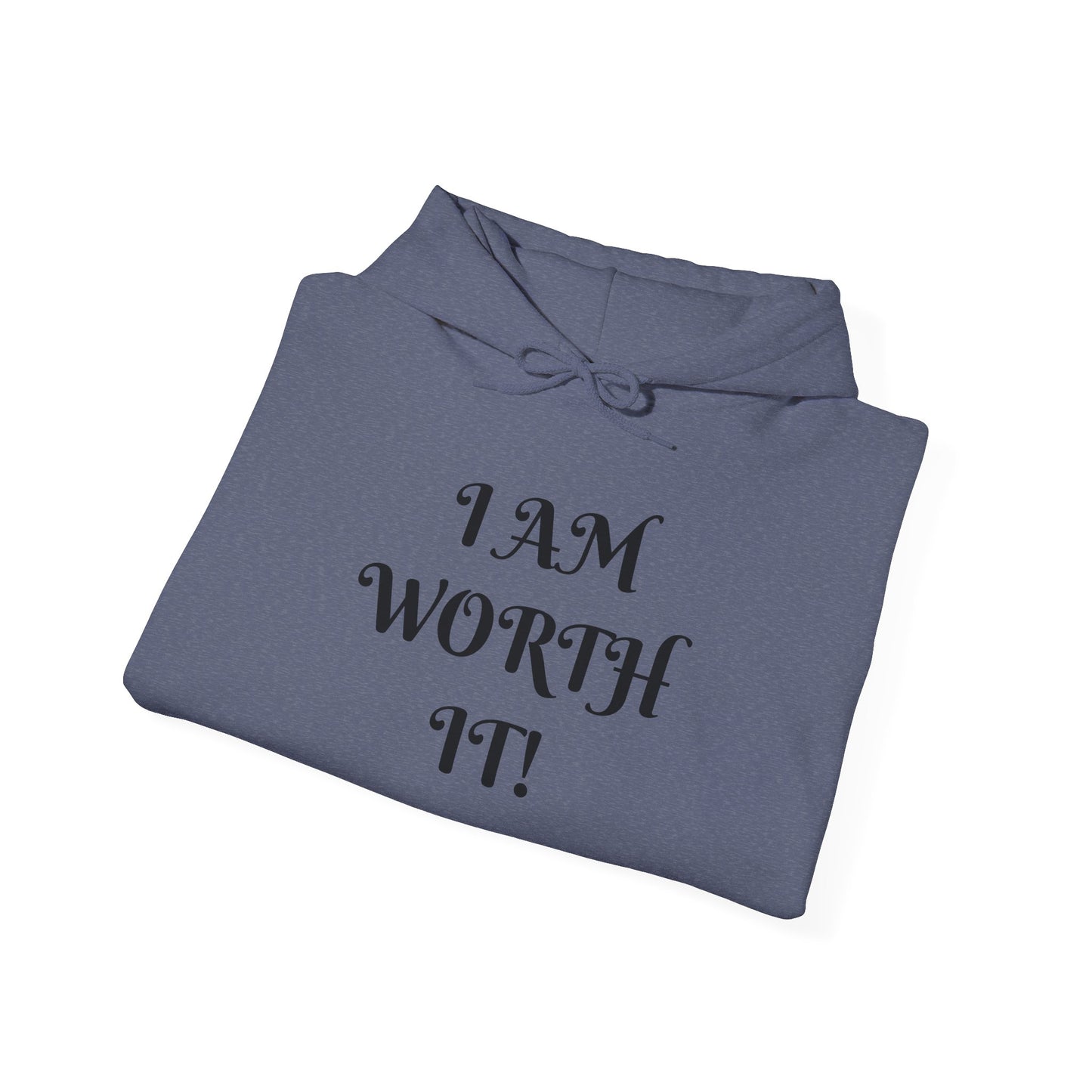 Empowering Hooded Sweatshirt for Self-Love, Unisex Casual Wear, Comfortable Gift for Friends, Motivational Clothing, Cozy Streetwear