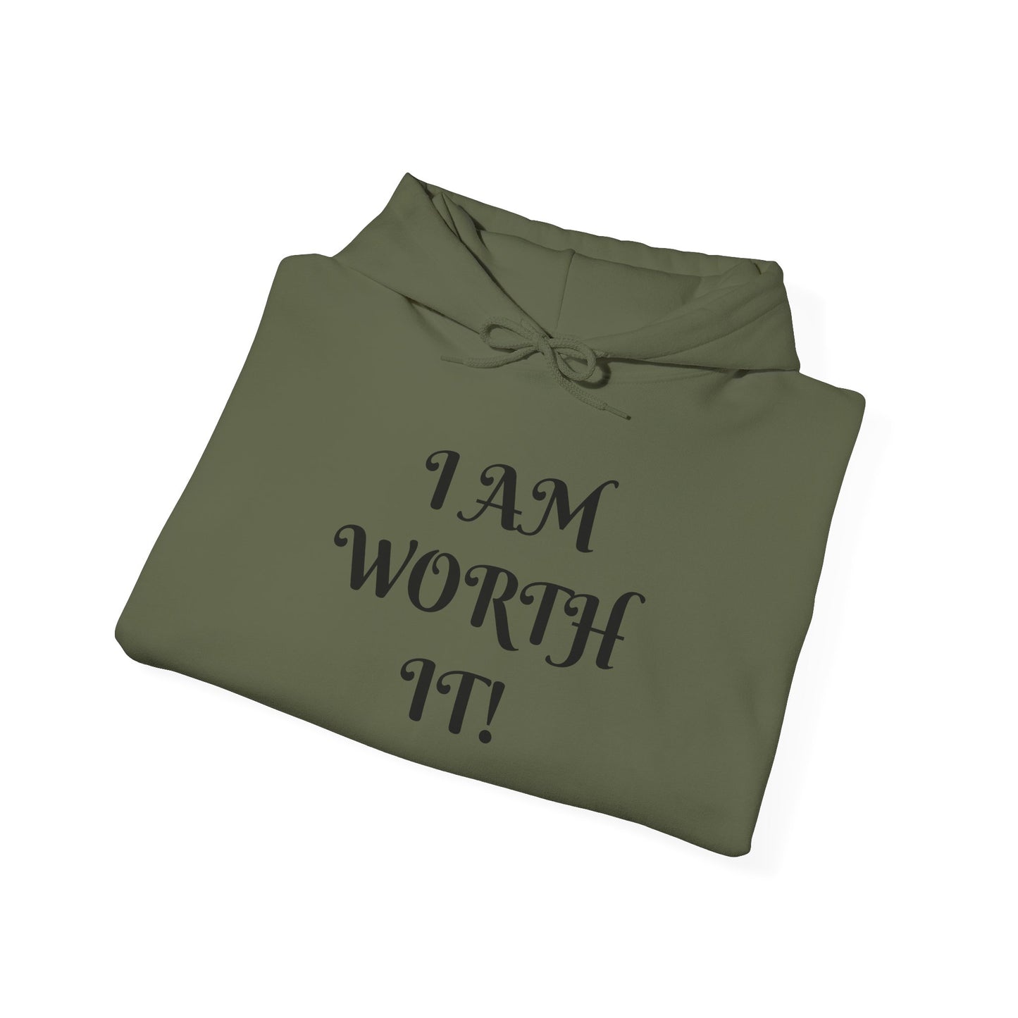 Empowering Hooded Sweatshirt for Self-Love, Unisex Casual Wear, Comfortable Gift for Friends, Motivational Clothing, Cozy Streetwear