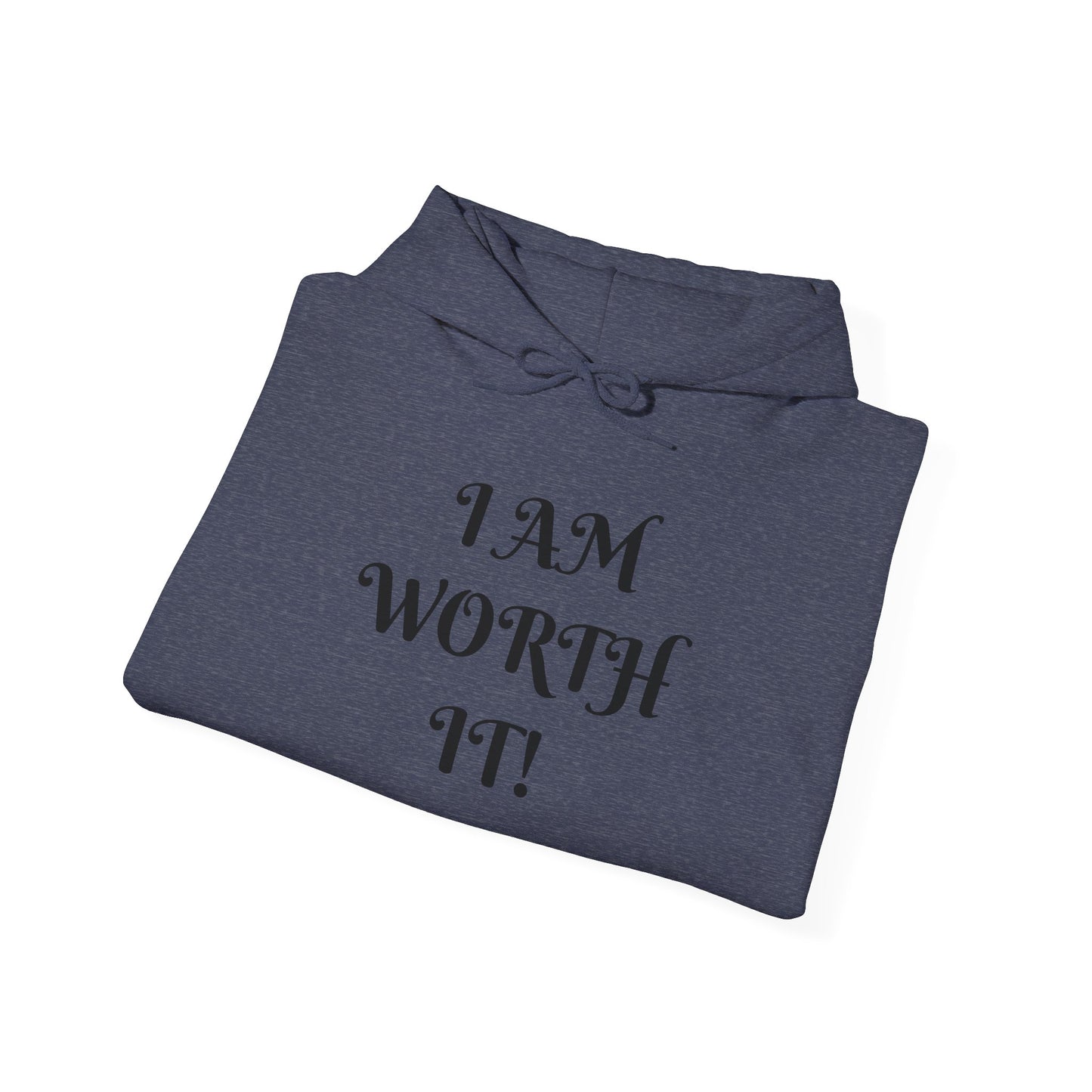 Empowering Hooded Sweatshirt for Self-Love, Unisex Casual Wear, Comfortable Gift for Friends, Motivational Clothing, Cozy Streetwear