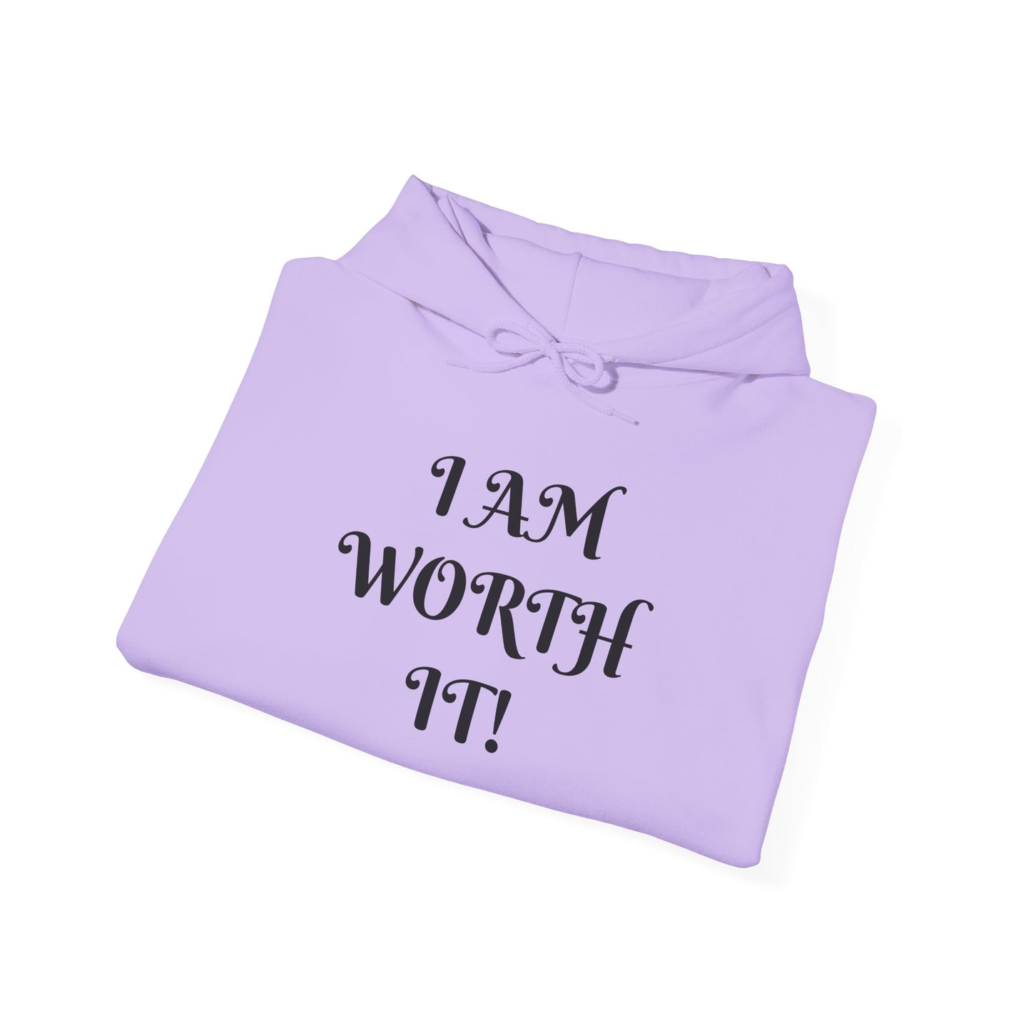 Empowering Hooded Sweatshirt for Self-Love, Unisex Casual Wear, Comfortable Gift for Friends, Motivational Clothing, Cozy Streetwear