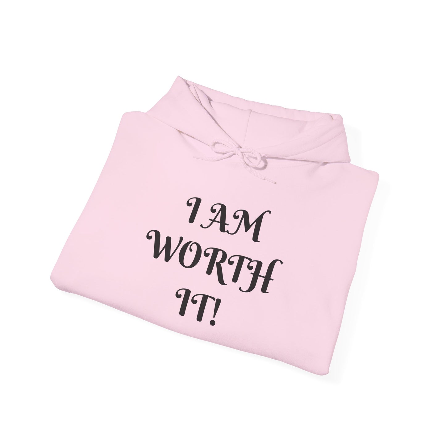 Empowering Hooded Sweatshirt for Self-Love, Unisex Casual Wear, Comfortable Gift for Friends, Motivational Clothing, Cozy Streetwear