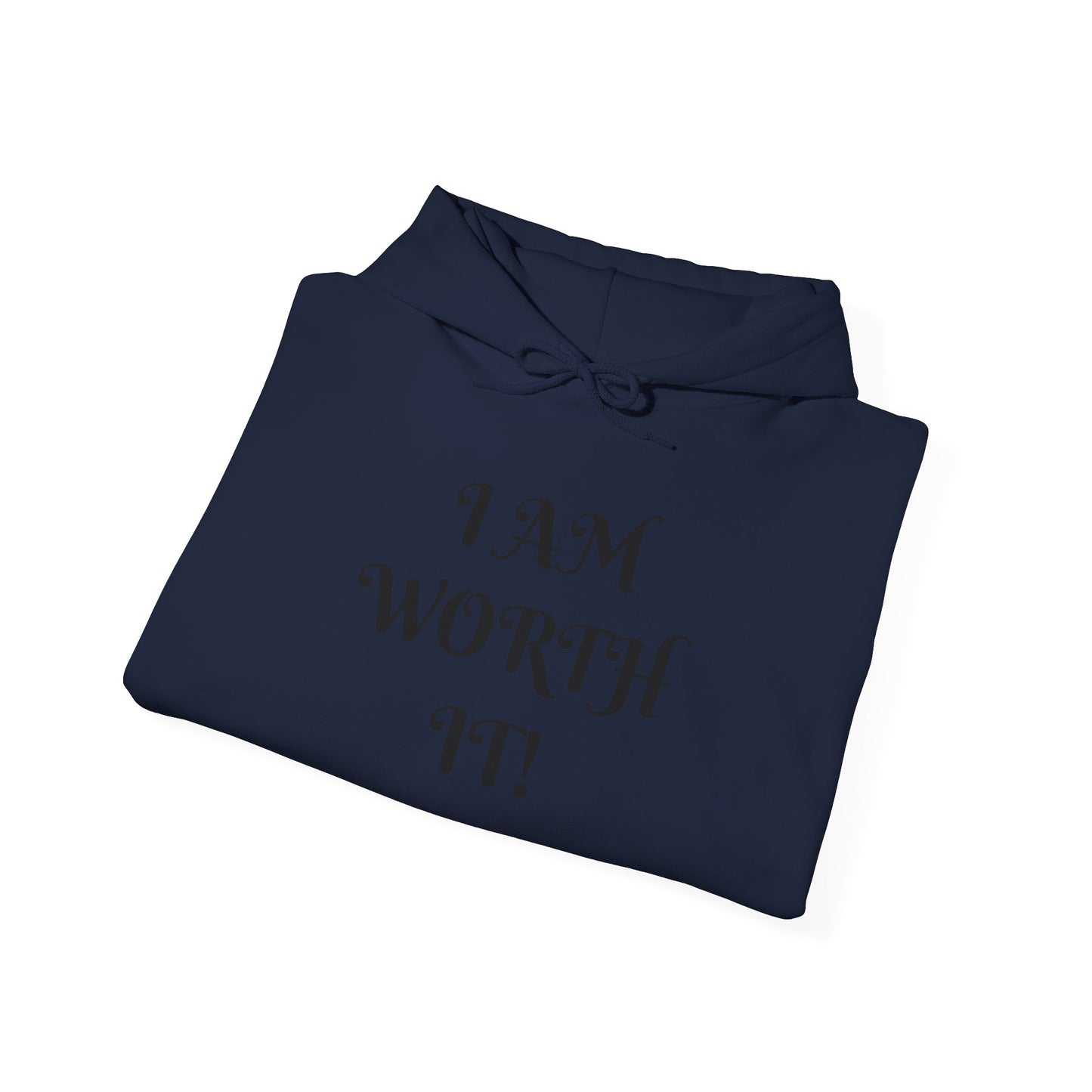 Empowering Hooded Sweatshirt for Self-Love, Unisex Casual Wear, Comfortable Gift for Friends, Motivational Clothing, Cozy Streetwear