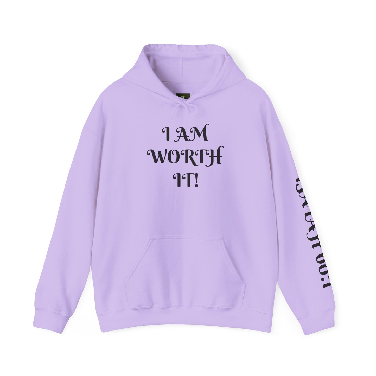 Empowering Hooded Sweatshirt for Self-Love, Unisex Casual Wear, Comfortable Gift for Friends, Motivational Clothing, Cozy Streetwear
